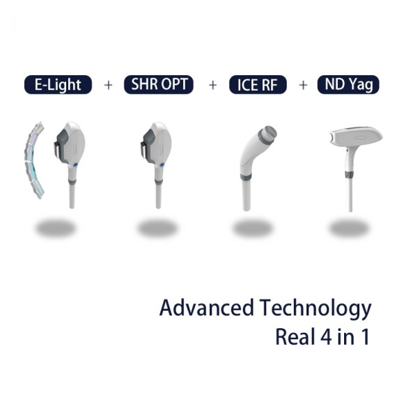 4V-C 2020 PREMIUM ESHR (ELOS)+OPT+RF+YAG 3 Generation